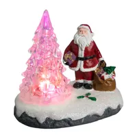 LED Weihnachtsbaum mit LED Lichtschlauch beleuchteter Stern ca. 106x60 cm  Aussen oder Innen