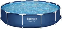 Bestway® Steel Pro™ Frame Pool ohne Pumpe Ø 366 x 76 cm, dunkelblau, rund
