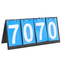 4-stellige Anzeigetafel, Sport-Wettkampf-Scorekeeper für Tischtennis, Basketball, Badminton, Blau