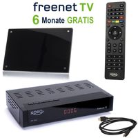 XORO HRT 8730 KIT - DVB-T2 HD, HEVC H.265, PVR Ready, Irdeto, freenet TV, Antenne & HDMI Kabel