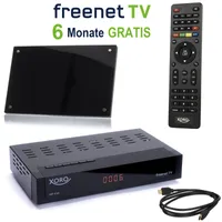 DVB-T2 HD Antenne 20DBi Verstärker HD Free TV-Programme Empfänger Schwarz  VSG24