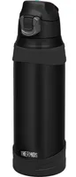 THERMOS Thermosflasche Ultralight, Edelstahl schwarz 0,75 l, hält 10 Stunden heiß oder 20 Stunden kalt, spülmaschinenfest, absolut dicht, BPA-Frei - 4035.232.075