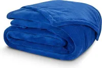 In Home Fleece-Plaid 150 x 200 cm Blau