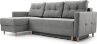 Ecksofa Sofa Couch DL-Klapp-System Schlaffunktion Bettkasten Vena 3 (Metro) Ausführung: LINKS