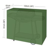 Grillabdeckung Classic (Größe M) 124x61x91cm (Polyethylen)