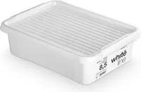 Plastový Úložný Box S Víkem Uzavíratelný Krabicka Organiser Na Oblečení 8,5 L