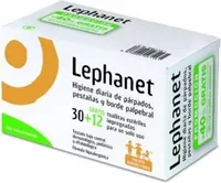 Lephanet Augenlid- und Wimpernhygiene 30+12 Tücher