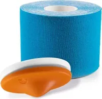TRIGGin Triggerknopf inkl. blauem Physio-Tape 3er-Set Verspannungen umliegende Faszien geschmeidig machen Durchblutung fördern Wiederverwendbar