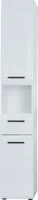trendteam Bad Hochschrank Skin/Gloss/Line Weiß Nachbildung/Weiß Hochglanz Tiefzieh 30 x 182 x 31 cm