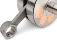 Kľukový hriadeľ Stage6 Hpc Racing s 52 mm zdvihom a 105 mm ojnicou pre dvojtaktné motory Piaggio Gilera 125 180.