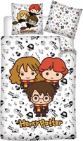 Harry Potter Bettbezug - Harry Ron Ermine Cartoon - 140 x 200 cm