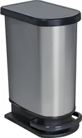 Treteimer mono 50 l PASO, Farbe:Carbon metallic