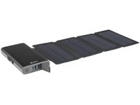 SANDBERG Solar 4-Panel Powerbank 25000 - Schwarz - Handy/Smartphone - Rechteck - Lithium Polymer (Li