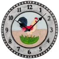 Atlanta 6110 Küchenuhr HAHN Wanduhr Küche Quarz analog