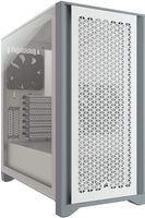 Corsair Computer Case 4000D Seitenfenster, Weiß, ATX, Netzteil im Lieferumfang enthalten Nein