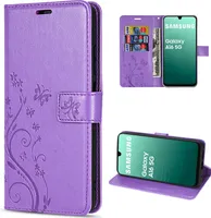 Handy Tasche für Samsung Galaxy A16 5G Hülle Handyhülle Klapphülle Wallet Case Lila