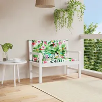 vidaXL Gartenbank-Auflagen 2 Stk. Mehrfarbig 100x50x7 cm Stoff