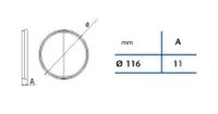 Rückschlagklappe 120mm