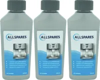 AllSpares Entkalker (3 x 250ml) geeignet für Philips/Saeco CA6700 und Gaggia 21001681 - Universal Entkalker