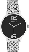 Oozoo Armbanduhr silber Edelstahl Timepieces Damen Analog-Quarzuhr UOC11021
