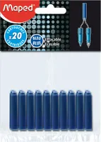 Maped Tintenpatrone blau im Blister (20 Patronen)