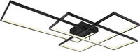 Globo Lighting Deckenleuchte Metall schwarz matt, LED