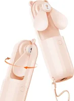 Tragbarer Mini-Ventilator, faltbar, Taschenventilator, wiederaufladbar, 2500 mAh