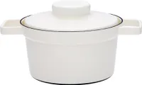 Riess Aromapot Topf mit Deckel Ø20 cm Pure White Emaille