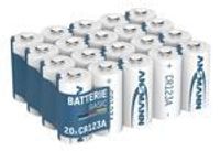 ANSMANN CR123A 3V Lithium Batterien, 20 Stück