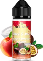 Belissia Shake and Make Pfirsich-Maracuja-Joghurt - 10ml hochdosiertes Lebensmittelaroma + 120ml Schüttelflasche - Für Backen, Speisen, Getränke, uvm