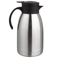 Thermoskanne Edelstahl 1.5Liter Isolierkanne Kaffee Tee Kanne Einhandautomatik 