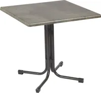 acamp Gartentisch Piazza anthrazit anthrazit,cemento 80 x 80 cm