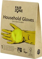 Rękawice gumowe FAIR ZONE H2826 L żółte 1 para