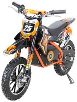 Kinder Mini Enduro Crossbike Gepard Elektro 500 Watt Motorcrossbike Pocketbike (Orange)