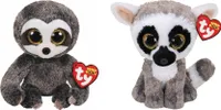 Ty - Stofftiere - Beanie Boo's - Dangler Sloth & Linus Lemur