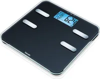Beurer BF 185 Personenwaage Körperfettmessung Waage Digitale BMI Analyse Fortschrittliche Technologie