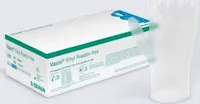 B. Braun Vasco® Vinyl Powder-free Einmalhandschuhe - M / Weiß | Packung (100 Handschuhe)