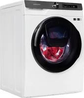Samsung WD80T554ABT, Frontlader, Freistehend, Weiß, Links, Drehregler, Bürstenlos