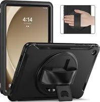 Für Samsung Galaxy Tab A9 Plus Spider Wheel Hybridcase Tasche Schwarz