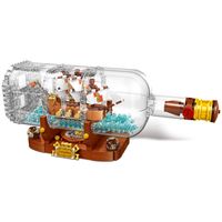 Schiff in einer Flasche Treibende Boote Bausteine PLAYMOBIL für Kinder Interessantes pädagogisches Kinderspielzeug Geschenke