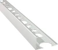 Alu L-Profil Fliesenschiene Fliesenprofil Schiene L270cm 8mm silber poliert