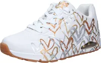 Skechers Uno - Metallic Love - Weiß / Gold Synthetik Größe: 36.5 Normal