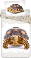 Przytulna bawełniana pościel Turtle, 140x200 cm i 70x90 cm