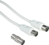 Hama 00205295 Koaxiální kabel 1,5 m koaxiální bílý