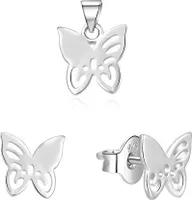 Silberschmuck-Set AGSET224L (Anhänger, Ohrringe)
