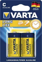 Baby-Batterie VARTA ''LONGLIFE'' Alkaline, 1,5 V, Typ C, 2er-Blister