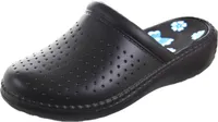 Damen Classic Clogs Pantoletten Hausschuhe Schwarz Gr. 36