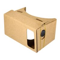 Smartphone VR-Brille aus recycelbarem Karton, Ultrakompakt – Braun