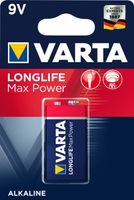 VARTA Alkaline Batterie Longlife Max Power" E-Block (9V)