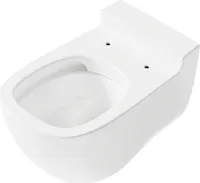 VIGOUR VOGUE Wand-WC spülrandlos mit verdeckter Befestigung und PflegePLUS, weiß